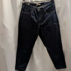 Levi's Women's Premium Dark Indigo 80s Mom Jeans